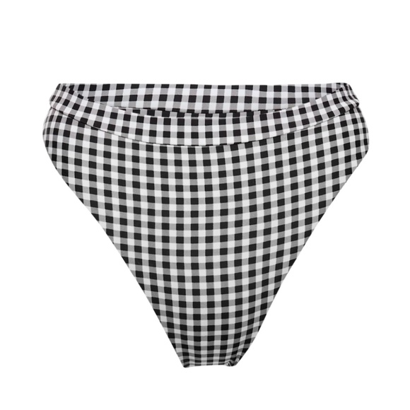 NWOT - Prairie Swim Black/White Gingham Bikini - Size Medium - Picture 5 of 8